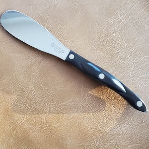 Cutco 1768 KM Spatula Spreader Brown Swirl Handle